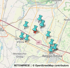 Mappa Via Giacomo Matteotti, 42040 Campegine RE, Italia (6.64)