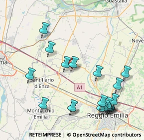 Mappa Via Giacomo Matteotti, 42040 Campegine RE, Italia (9.75)