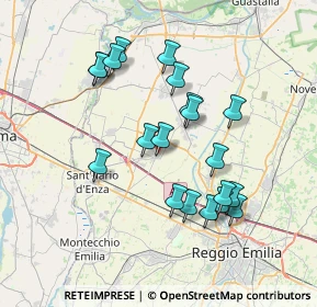 Mappa Via Giacomo Matteotti, 42040 Campegine RE, Italia (6.9515)