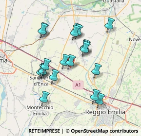 Mappa Via Giacomo Matteotti, 42040 Campegine RE, Italia (6.6615)