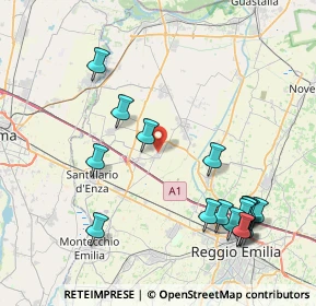 Mappa Via Giacomo Matteotti, 42040 Campegine RE, Italia (9.67529)