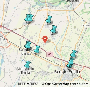 Mappa Via Giacomo Matteotti, 42040 Campegine RE, Italia (7.99286)