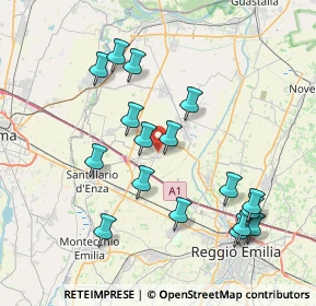 Mappa Via Giacomo Matteotti, 42040 Campegine RE, Italia (7.99882)