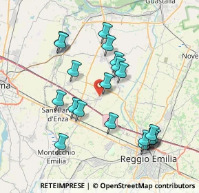 Mappa Via Giacomo Matteotti, 42040 Campegine RE, Italia (7.712)