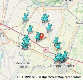 Mappa Via Giacomo Matteotti, 42040 Campegine RE, Italia (7.5015)