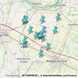 Mappa Via Giacomo Matteotti, 42040 Campegine RE, Italia (5.995)