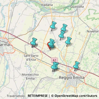 Mappa Via Giacomo Matteotti, 42040 Campegine RE, Italia (5.91909)