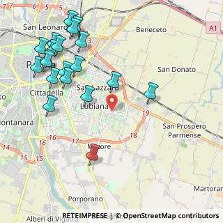 Mappa Via Ruggero Leoncavallo, 43123 Parma PR, Italia (2.584)