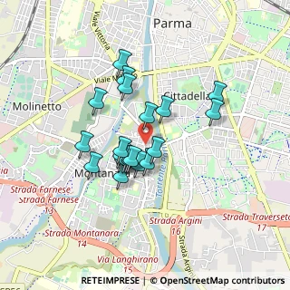 Mappa Via Luigi Mascherpa, 43125 Parma PR, Italia (0.6815)