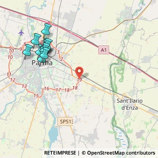 Mappa Marty Mall Center Via Emilio Lepido, 43100 Parma PR, Italia (5.04364)