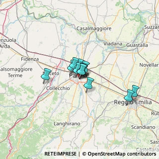 Mappa P. A. Maestri, 43123 Parma PR, Italia (7.13917)