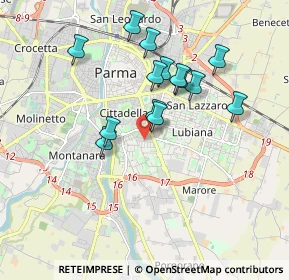 Mappa Piazza Maestri Athos, 43123 Parma PR, Italia (1.625)