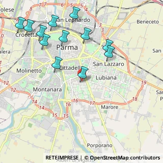 Mappa P. A. Maestri, 43123 Parma PR, Italia (2.45167)