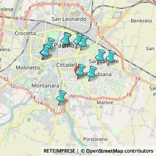 Mappa Piazza A. Maestri, 43123 Parma PR, Italia (1.59583)