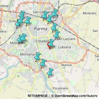Mappa Piazza A. Maestri, 43123 Parma PR, Italia (2.294)