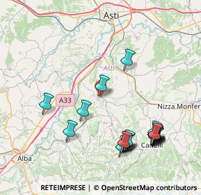 Mappa Via Papa Giovanni XXIII, 14055 Costigliole d'Asti AT, Italia (9.11105)