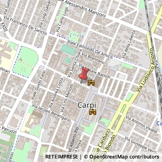 Mappa Corso Manfredo Fanti,  25, 41012 Carpi, Modena (Emilia Romagna)