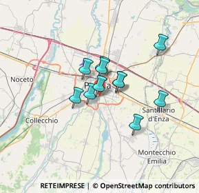 Mappa Via Giacomo Ulivi, 43123 Parma PR, Italia (4.61727)