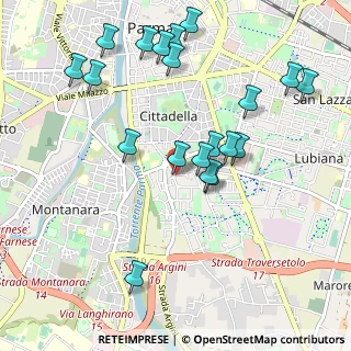 Mappa Via Brigate Julia, 43123 Parma PR, Italia (1.085)