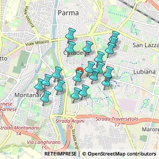Mappa Via Giacomo Ulivi, 43123 Parma PR, Italia (0.757)