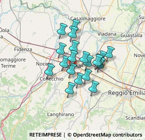 Mappa Via Giacomo Ulivi, 43123 Parma PR, Italia (9.427)