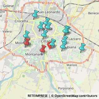 Mappa Via Giacomo Ulivi, 43123 Parma PR, Italia (1.69867)