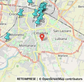 Mappa Via Giacomo Ulivi, 43123 Parma PR, Italia (2.55)