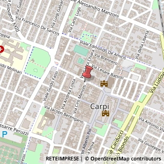Mappa Via Ciro Menotti, 48, 41012 Carpi, Modena (Emilia Romagna)