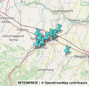 Mappa Via M. Sacchi, 43126 Parma PR, Italia (6.63818)