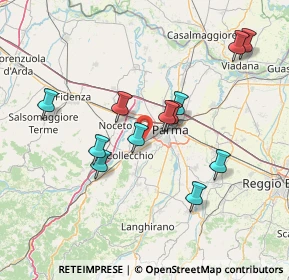 Mappa Via M. Sacchi, 43126 Parma PR, Italia (13.8125)