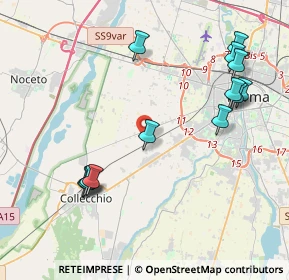 Mappa Via M. Sacchi, 43126 Parma PR, Italia (4.59846)