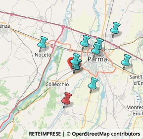 Mappa Via M. Sacchi, 43126 Parma PR, Italia (5.90364)