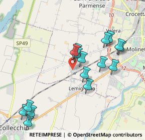 Mappa Via M. Sacchi, 43126 Parma PR, Italia (2.03063)