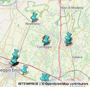 Mappa Via del Campo, 42015 Correggio RE, Italia (10.0105)