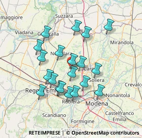 Mappa Via del Campo, 42015 Correggio RE, Italia (12.738)