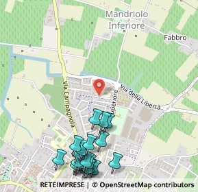 Mappa Via del Campo, 42015 Correggio RE, Italia (0.7075)