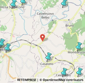Mappa Via Alessandria, 14046 Mombaruzzo AT, Italia (3.74545)