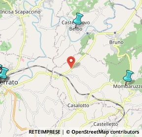 Mappa Via Alessandria, 14046 Mombaruzzo AT, Italia (4.00273)