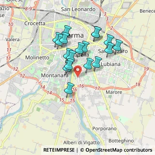 Mappa Via Alfredo Albanese, 43123 Parma PR, Italia (1.52111)