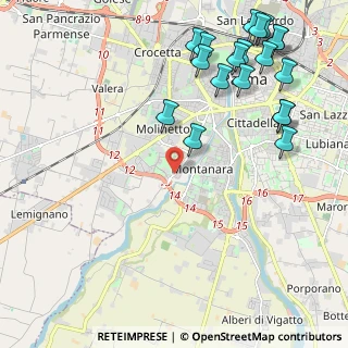 Mappa Strada Comunale Farnese, 43125 Parma PR, Italia (2.81053)