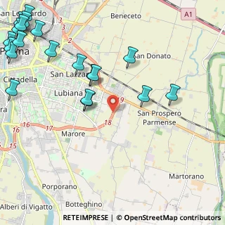 Mappa Tangenziale Sud, 43123 Parma PR, Italia (3.23)