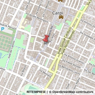Mappa Corso Alberto Pio, 2, 41012 Carpi, Modena (Emilia Romagna)
