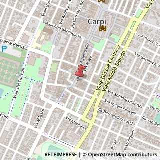 Mappa Piazza Garibaldi, 29, 41012 Carpi, Modena (Emilia Romagna)
