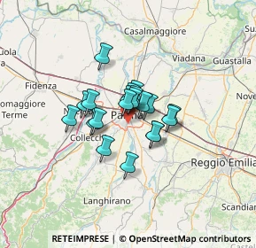 Mappa Via Sebastiano Vinci, 43123 Parma PR, Italia (7.7795)