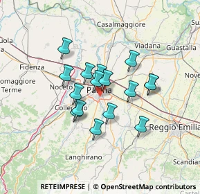 Mappa Via Sebastiano Vinci, 43123 Parma PR, Italia (10.33)