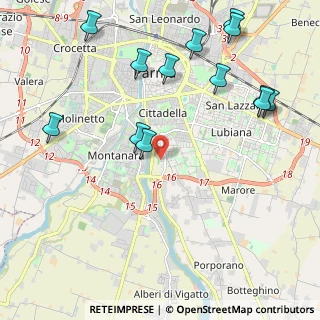 Mappa Via Sebastiano Vinci, 43123 Parma PR, Italia (2.58923)
