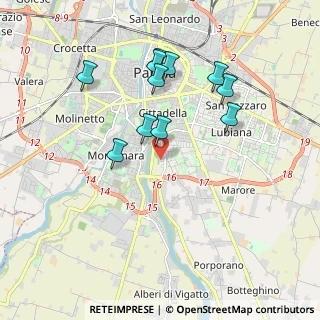 Mappa Via Sebastiano Vinci, 43123 Parma PR, Italia (1.79545)
