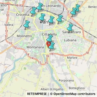 Mappa Via Sebastiano Vinci, 43123 Parma PR, Italia (2.38273)