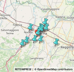 Mappa Strada Bergonzi, 43126 Parma PR, Italia (7.81)