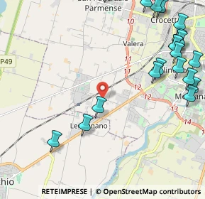 Mappa Strada Bergonzi, 43126 Parma PR, Italia (2.9955)